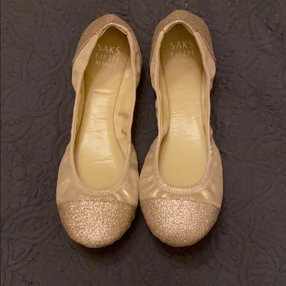 Glitter Ballet Flats - Picture 1 of 4